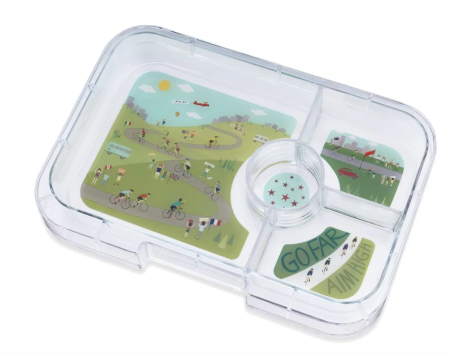 Hot Yumbox Tapas 4 Compartment Lunchbox Tray