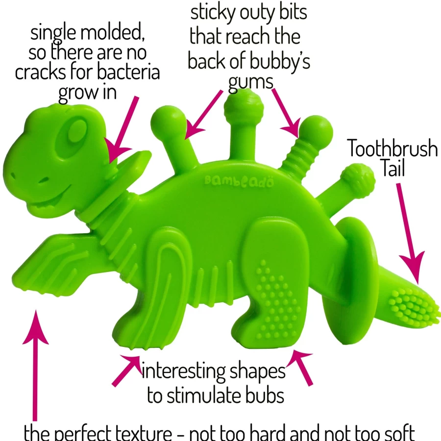 Hot Bambeado Dibly The Dino-Sore-No-More Lime