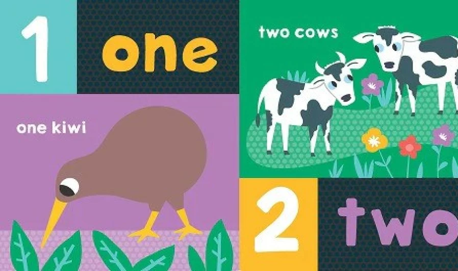 New My First Kiwi 123 Board Book