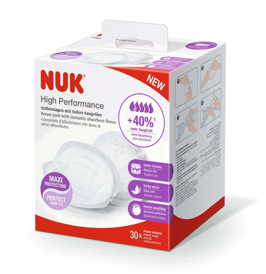 New Nuk High Performance Breast Pads 30Pk