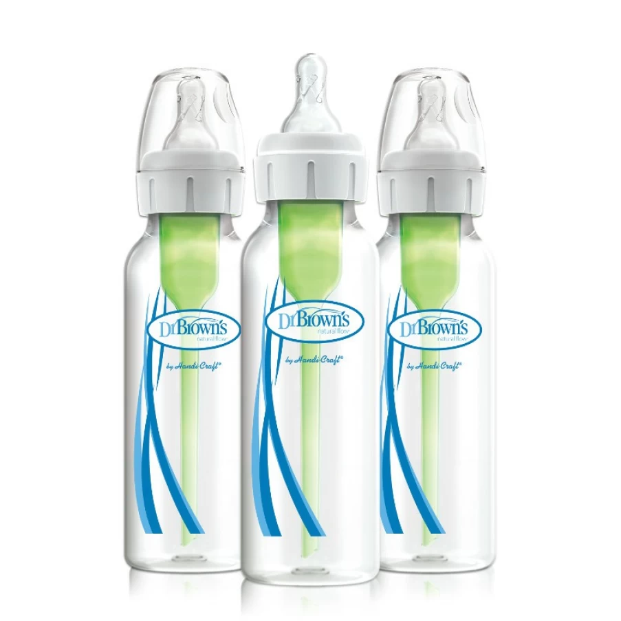 Best Dr Browns 250Ml Narrow Neck Feeding Bottle With Level 1 Teat 3Pk