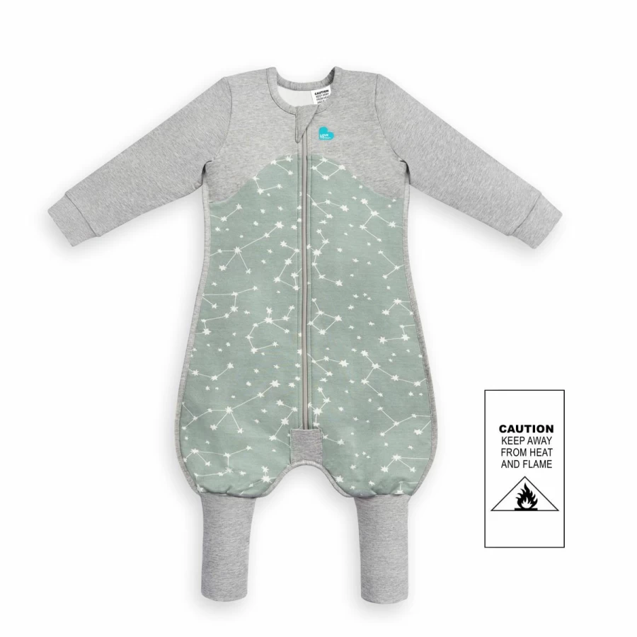 Best Love To Dream Organic Sleep Suit Long Sleeve Olive Stellar