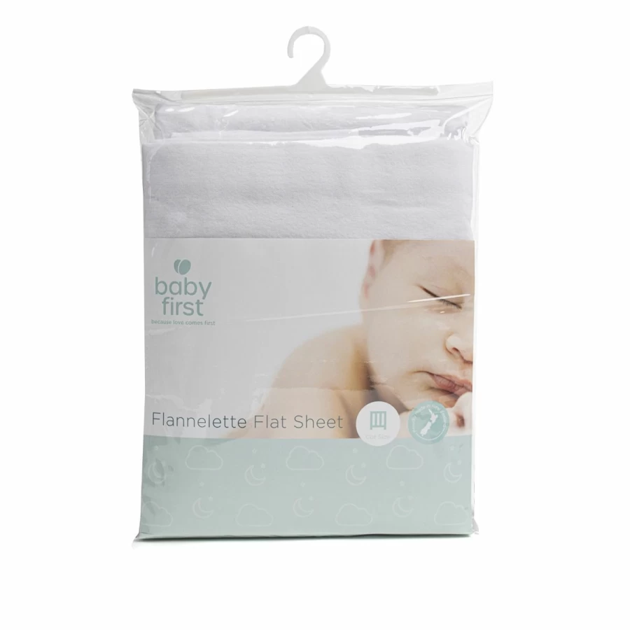 Hot Baby First Flat Flannelette Cot Sheet
