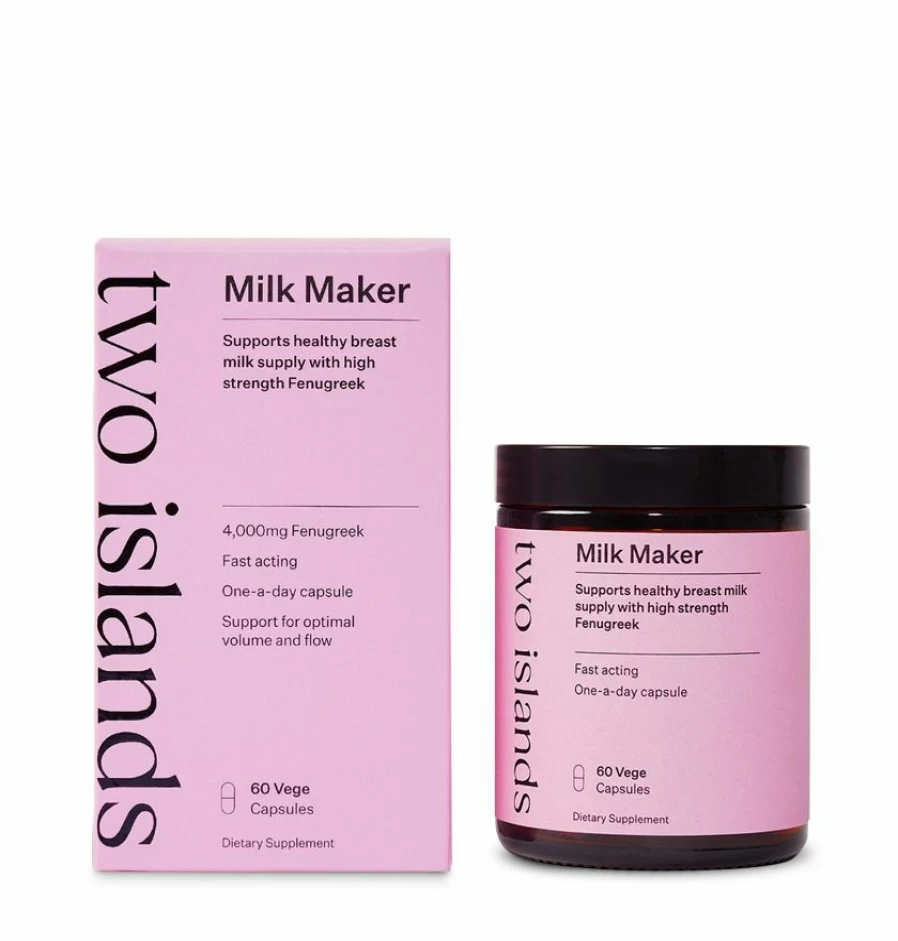 Best Two Islands Milk Maker Breastfeeding Support 60 Vege Caps