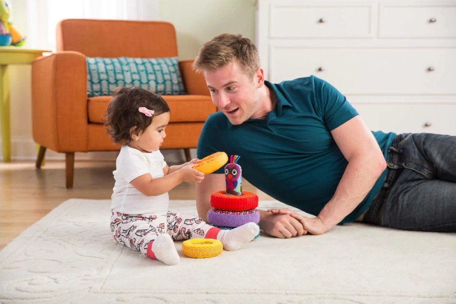 Online Lamaze Rainbow Rings