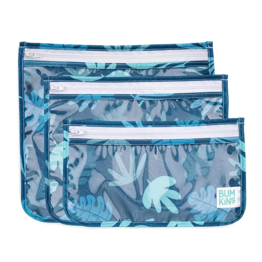 New Bumkins Clear Travel Bag 3Pk