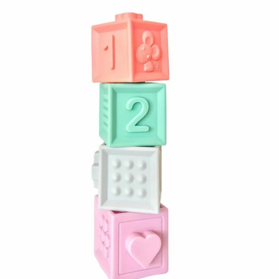 Best Petite Eats Baby Silicone Building Blocks