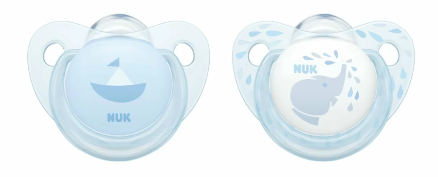 New Nuk Silicone Soothers Size 1, 0-6Mths