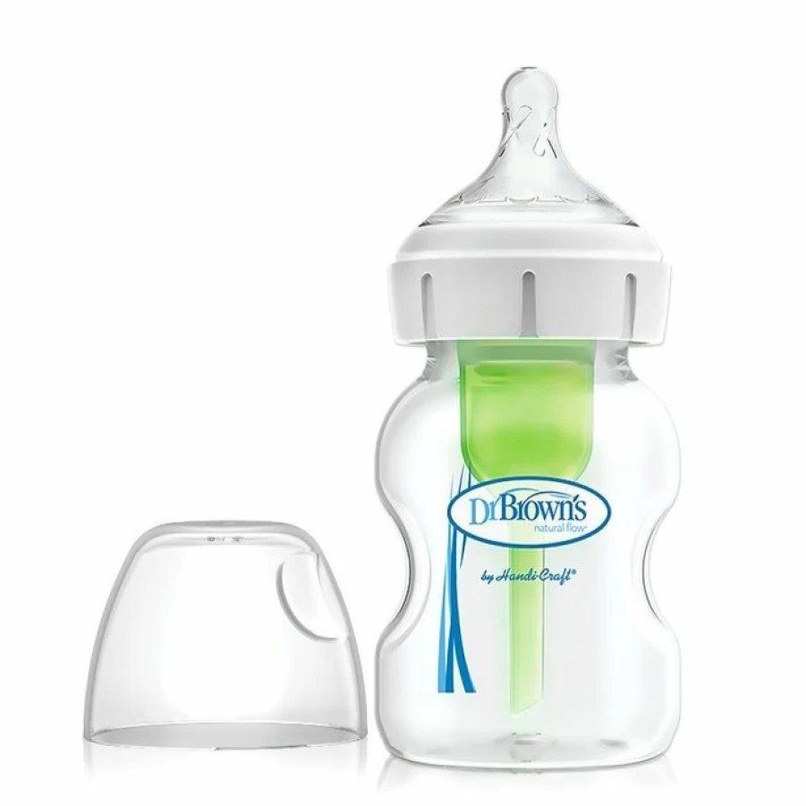 Hot Dr Browns 150Ml Wide Neck Feeding Bottle With Level 1 Teat