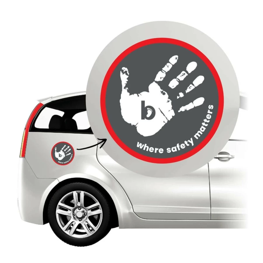 Online Baby On The Move Car Safety Sticker 2Pk