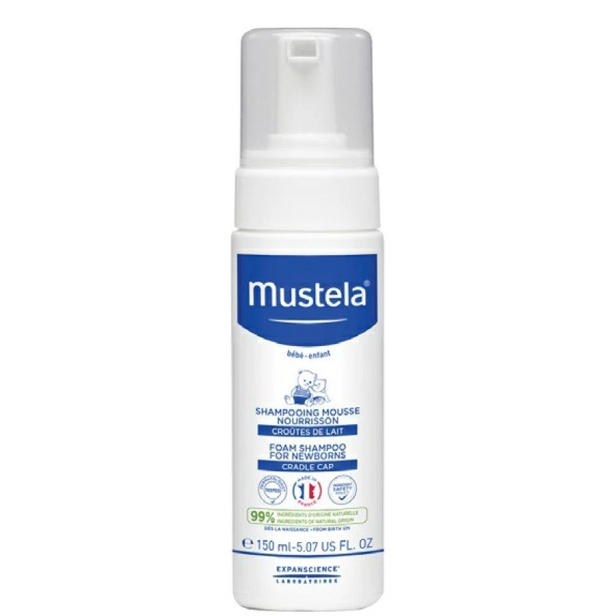 New Mustela Foam Shampoo For Newborns 150Ml