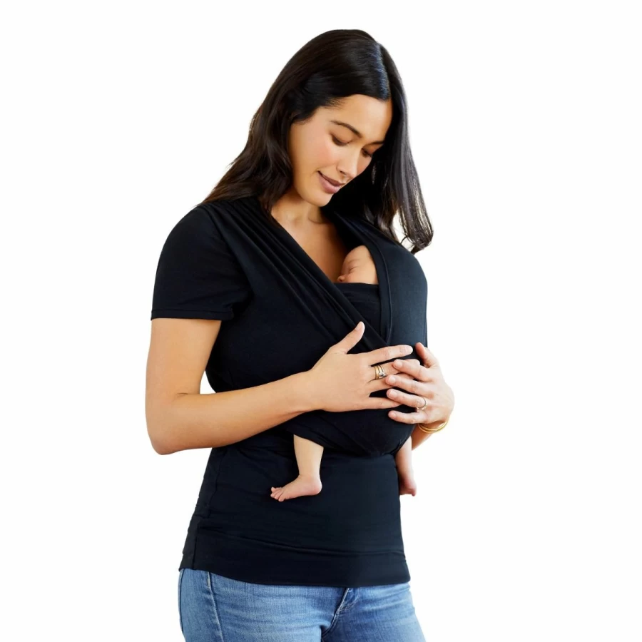 New Moby Bump & Beyond Tshirt Wrap Black