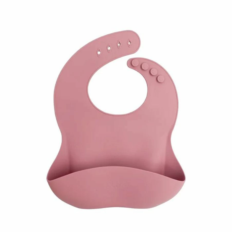 Online Petite Eats Silicone Baby Bib Large
