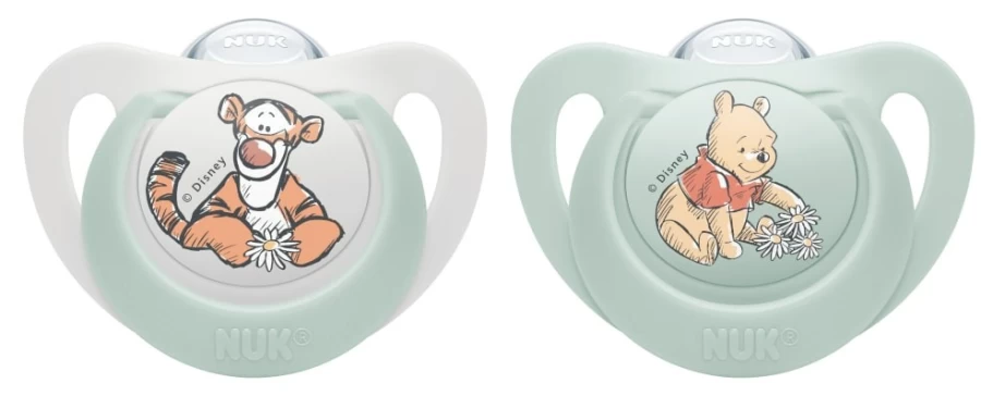 Clearance Nuk Disney Winnie The Pooh Soother 0-6Mths 2Pk