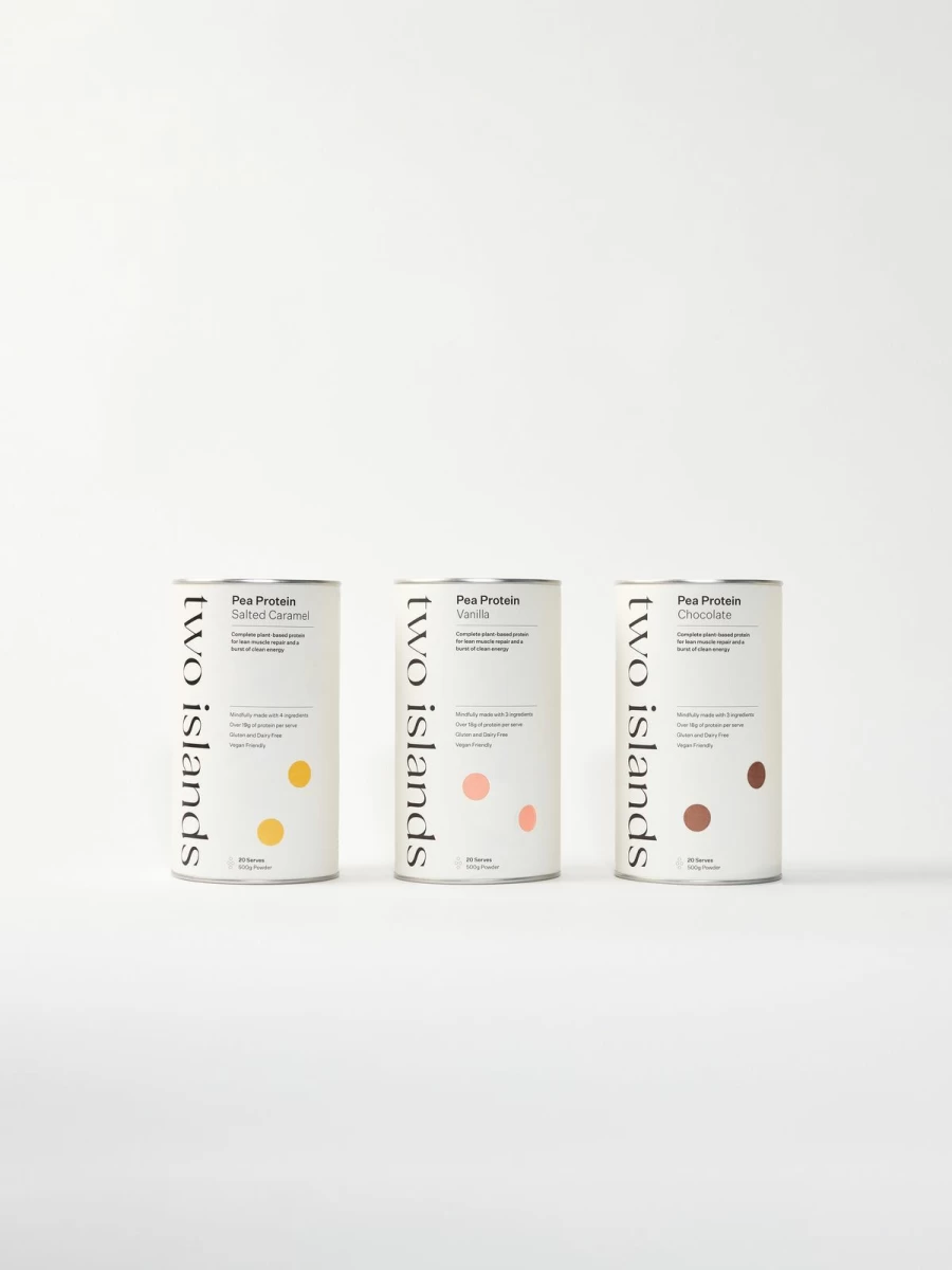 New Two Islands Pea Protein Powder