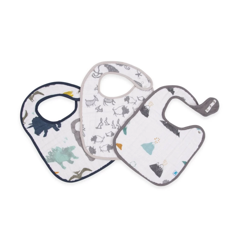 Best Little Unicorn Muslin Classic Bib 3Pk