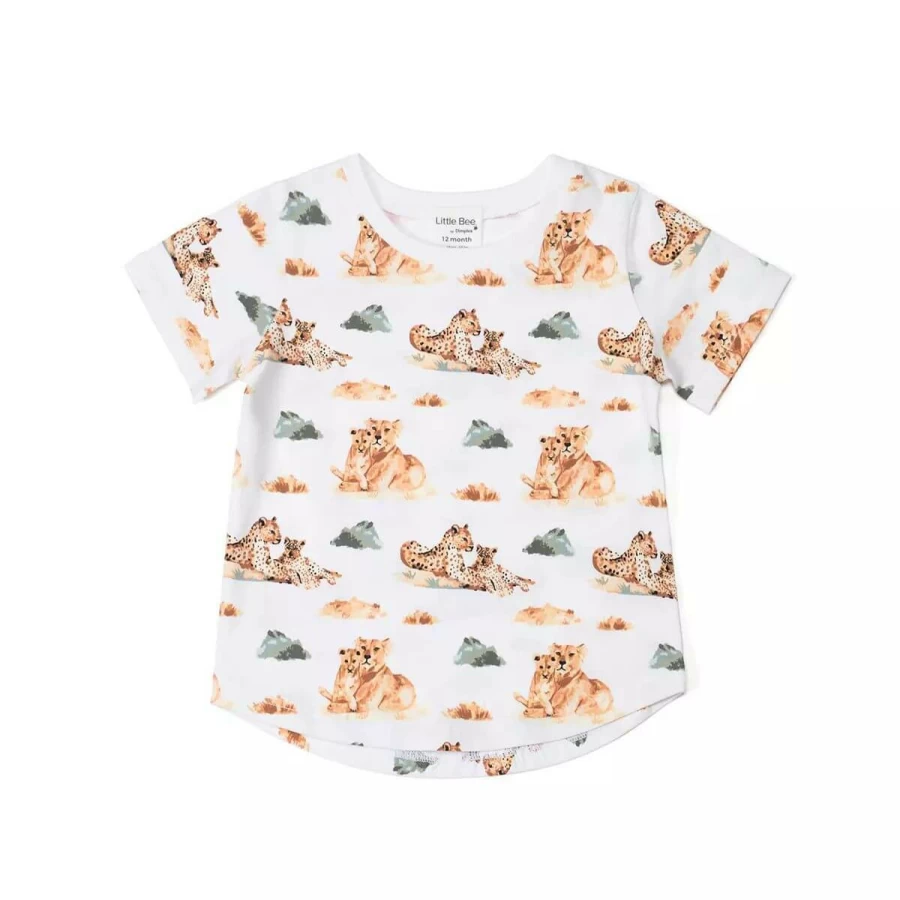Wholesale Little Bee Cotton T-Shirt African Plains