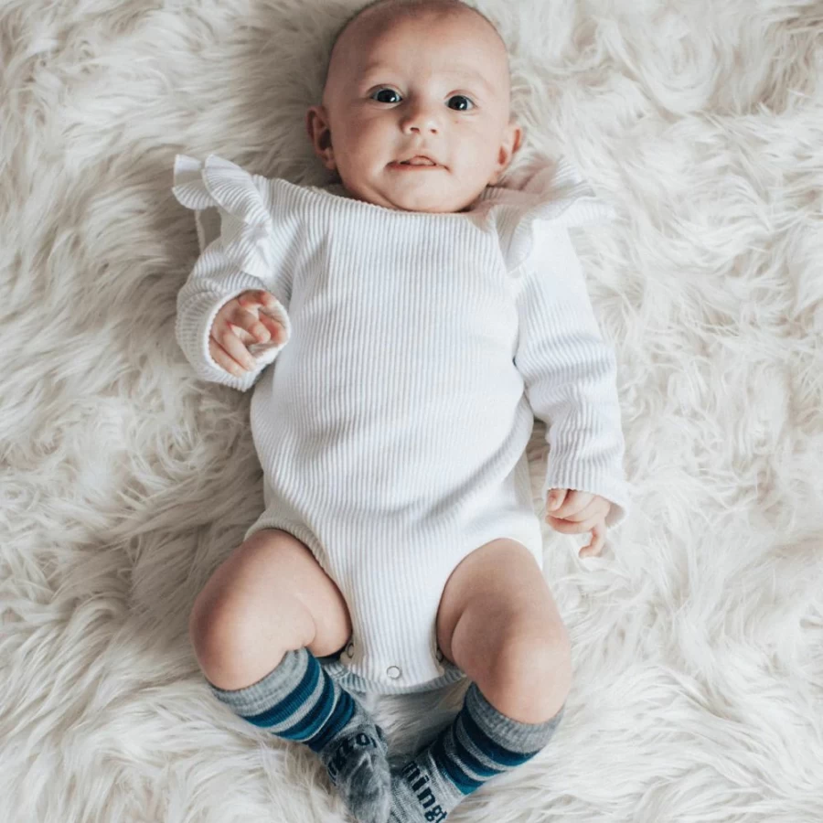 Wholesale Lamington Baby Merino Wool Knee High Socks Oamaru