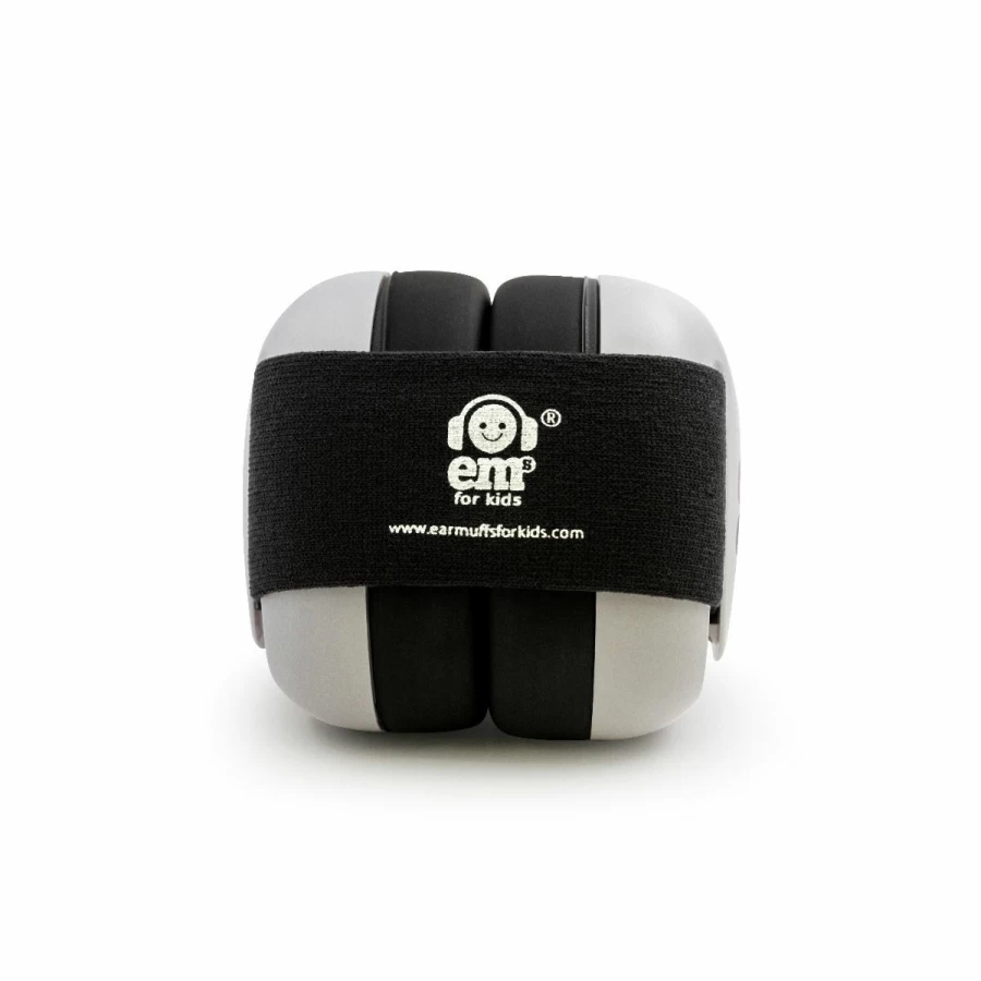 Wholesale Ems For Kids Baby Earmuffs White With Black Headband