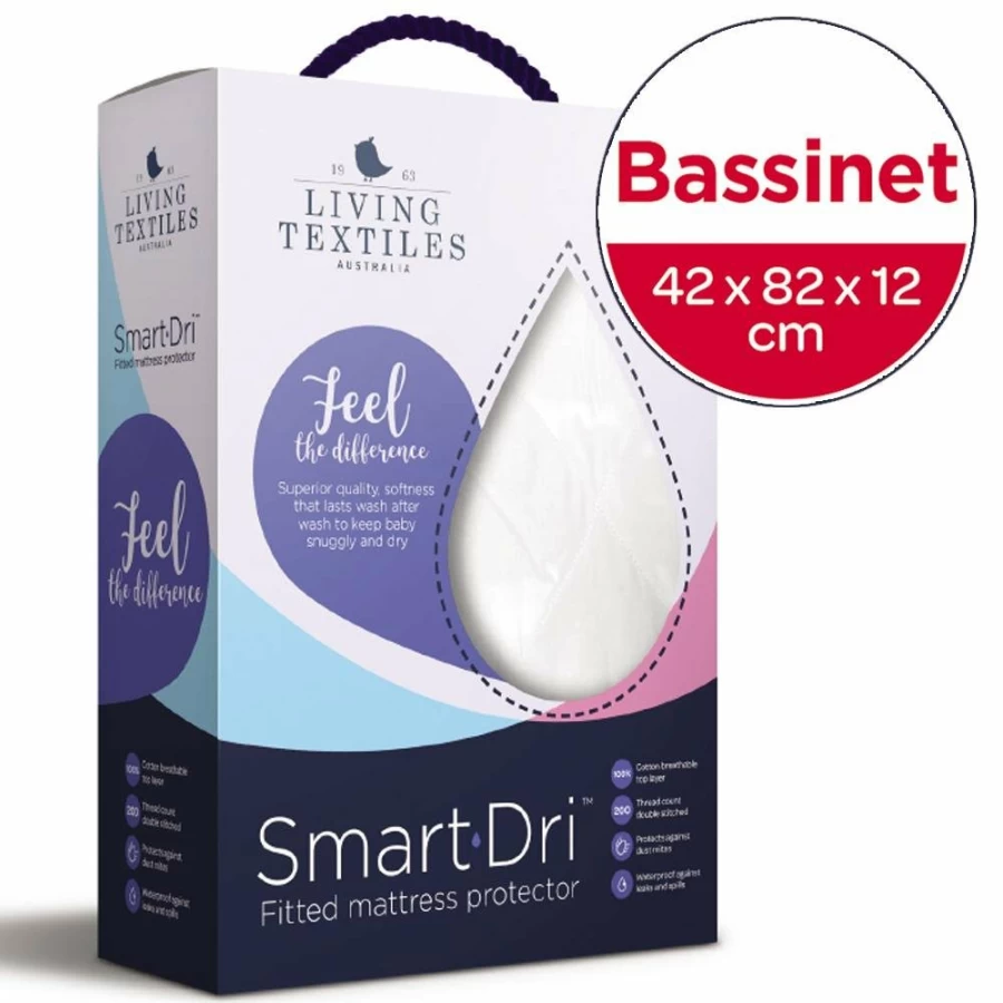 New Living Textiles Smart Dri Bassinet Mattress Protector