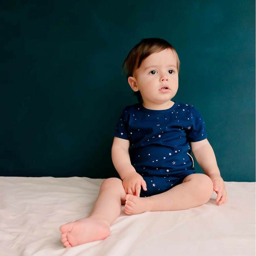 Hot Woolbabe Merino/Organic Cotton Summer Pyjamas Print