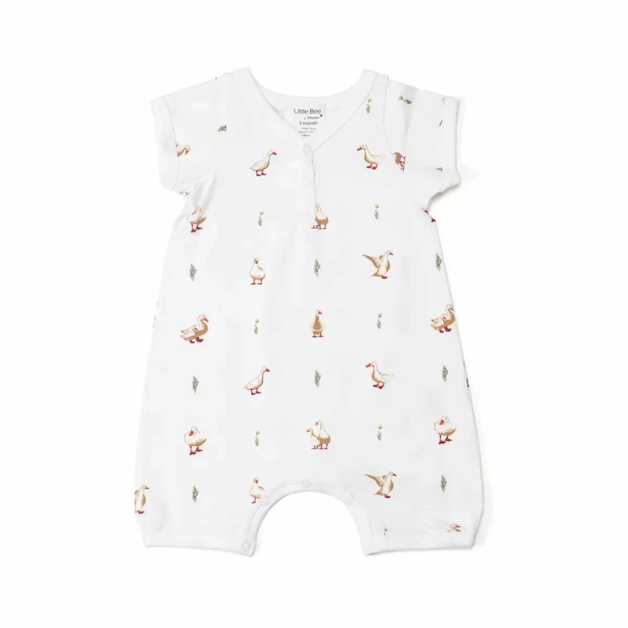 Best Little Bee Cotton Romper Little Duckling
