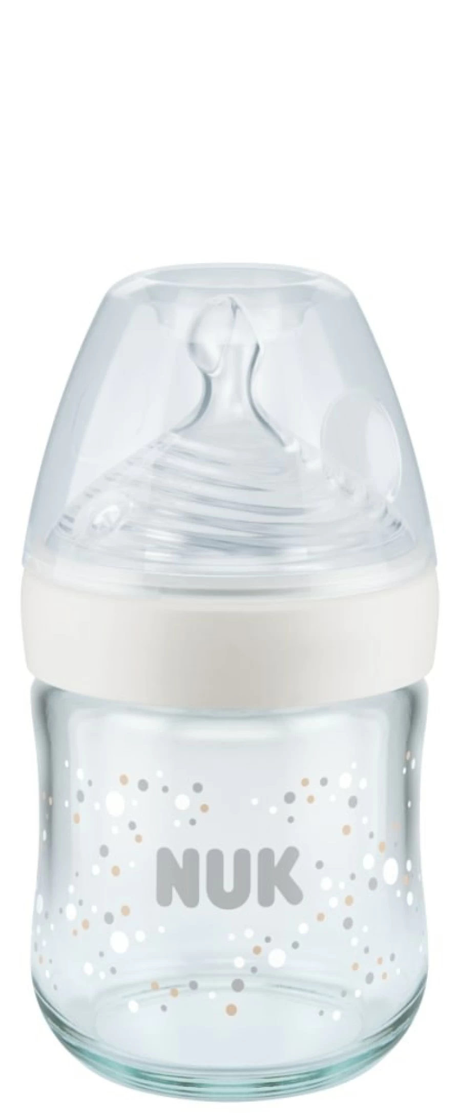 Online Nuk Nature Sense Glass Bottle 120Ml / 3-Hole Teat