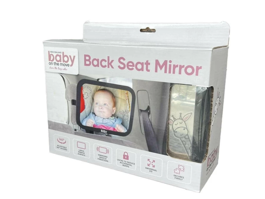 Clearance Baby On The Move Back Seat Mirror