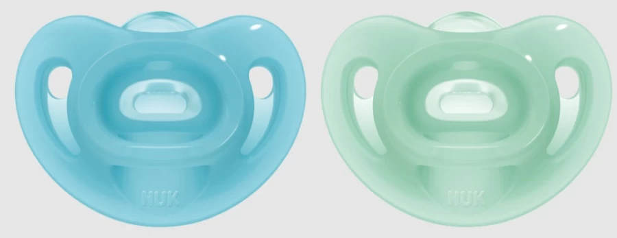 Hot Nuk Sensitive Silicone Soothers 6-18Months 2Pk
