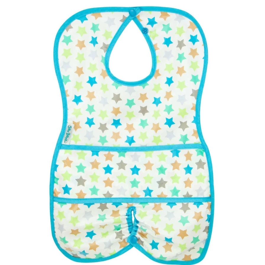 Hot Silly Billyz Wipe Clean High Chair Hugger Bib