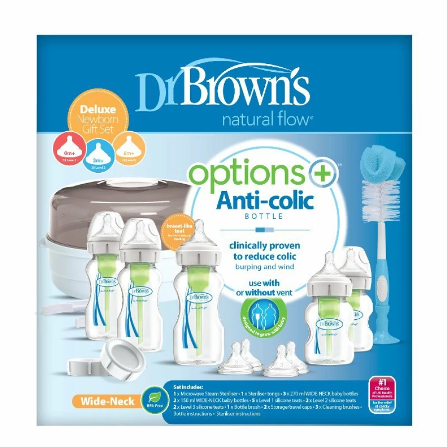 Best Dr Browns Deluxe Newborn Wide Neck Gift Set