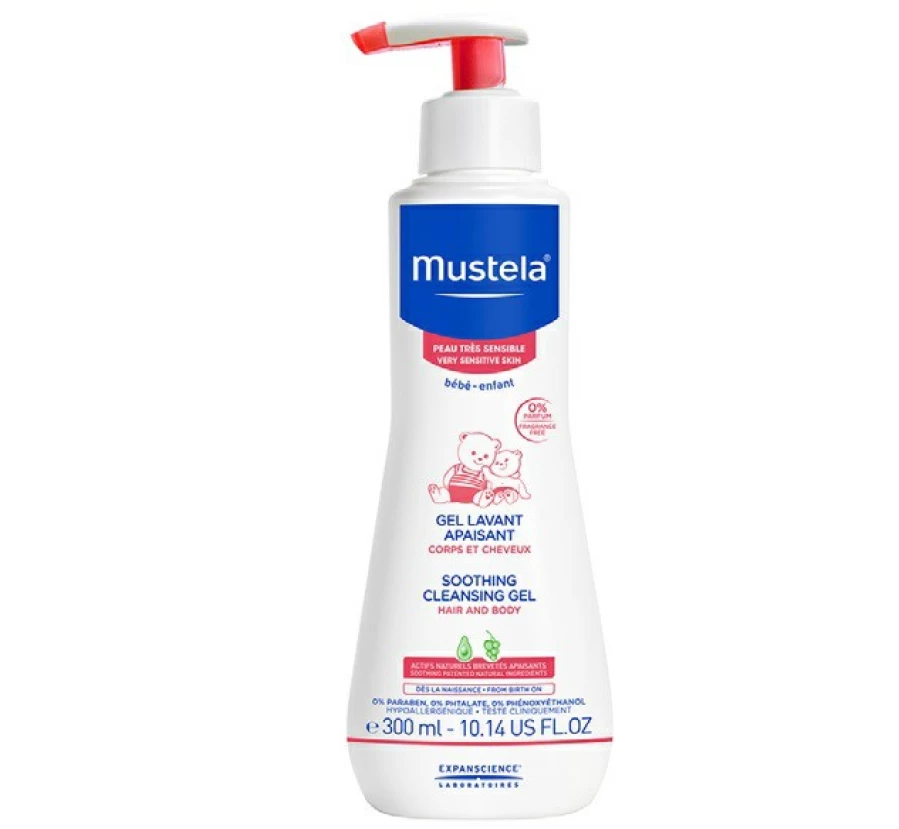 Hot Mustela Soothing Cleansing Gel 300Ml