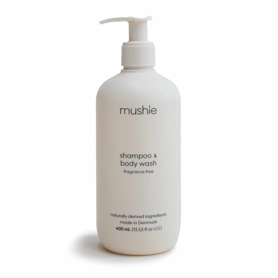 Hot Mushie Baby Shampoo & Body Wash Fragrance Free 400Ml