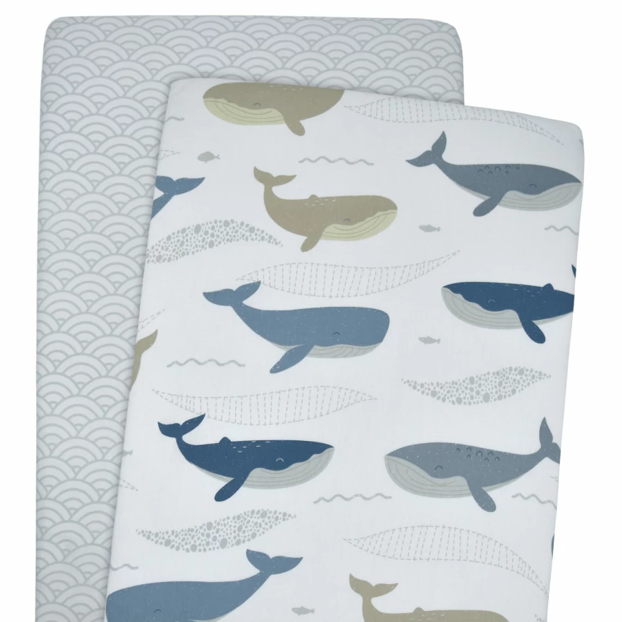 Online Lolli Living 2Pk Bassinet Fitted Sheets Oceania