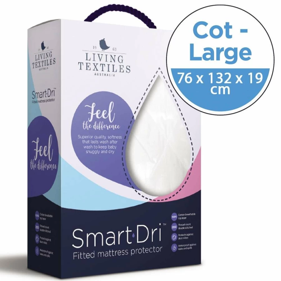 New Living Textiles Smart Dri Large Cot Mattress Protector
