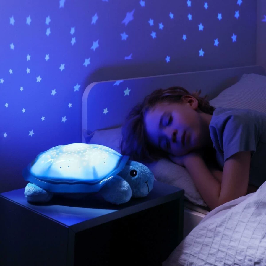 Hot Cloud B Twilight Turtle Night Light Blue