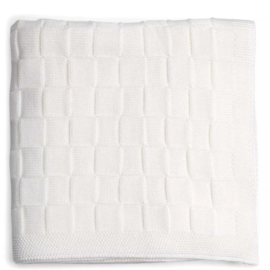 Best Dimples Basket Weave Merino Blanket
