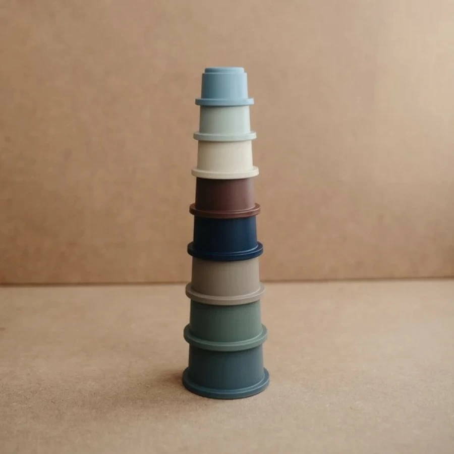 Online Mushie Stacking Cups Toy Forest
