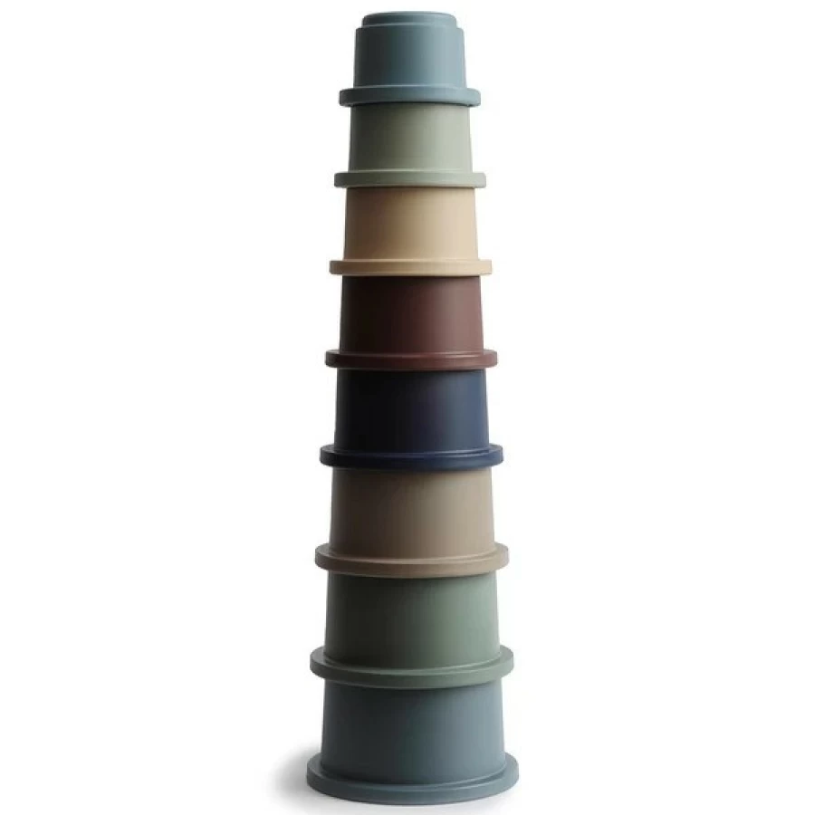 Online Mushie Stacking Cups Toy Forest