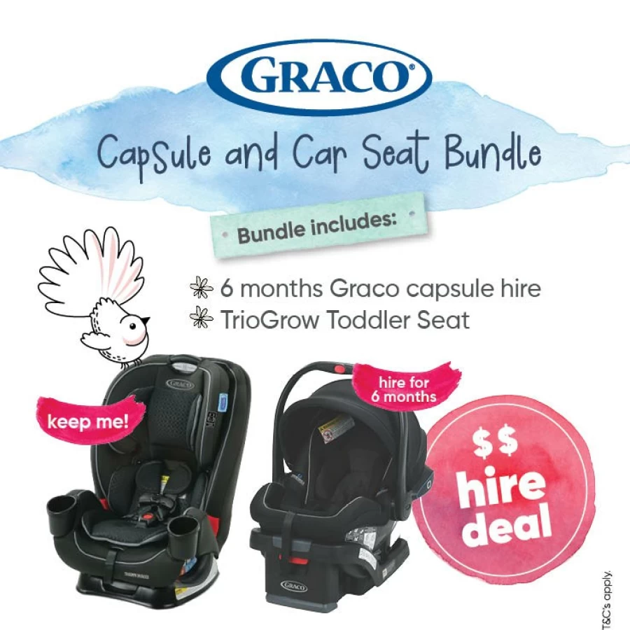Clearance Graco Triogrow Snuglock + 6Month Hire Of Snugride Snuglock Trueshield