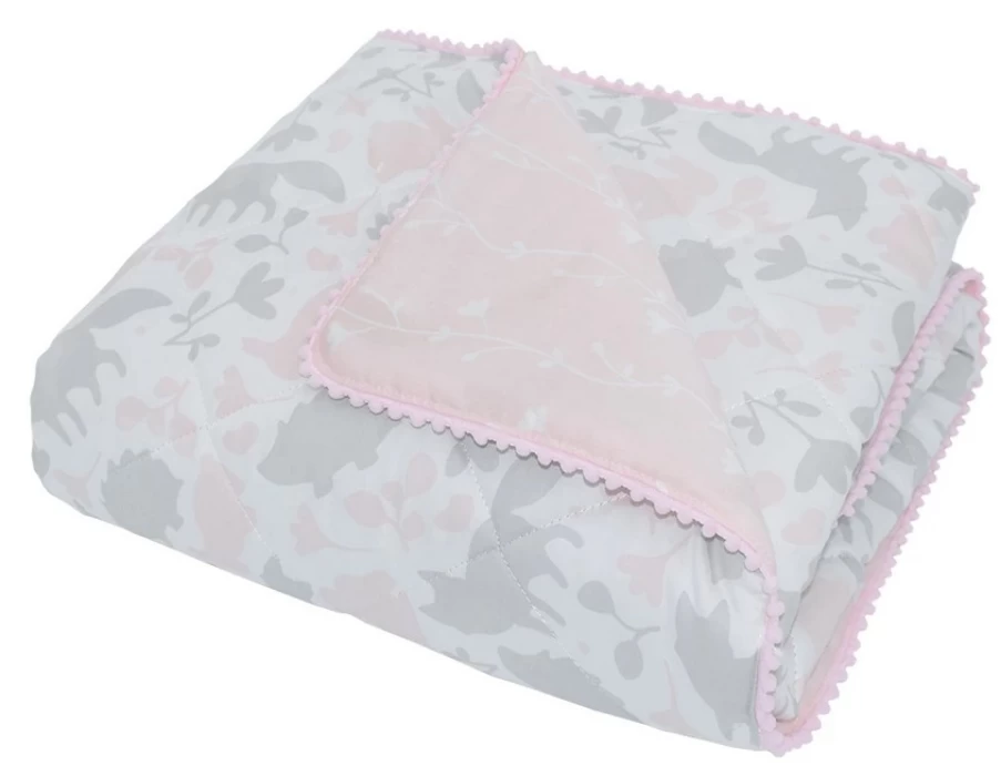 New Lolli Living Cot Comforter Forest Friends