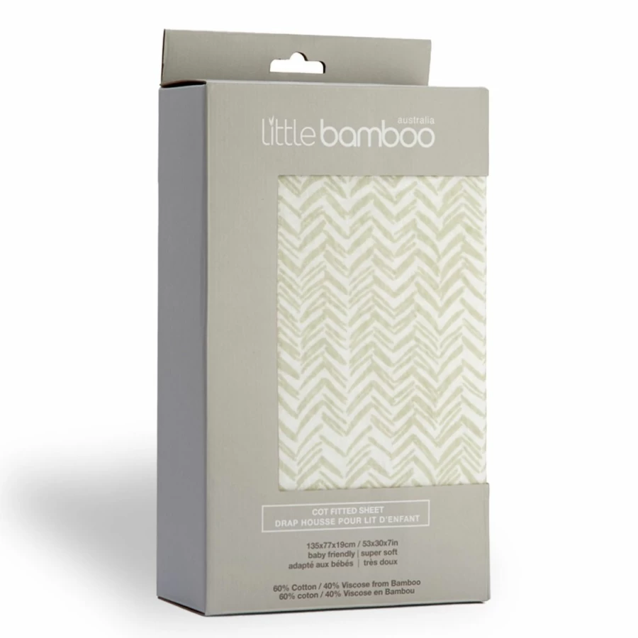 Wholesale Little Bamboo Jersey Fitted Cot Sheet