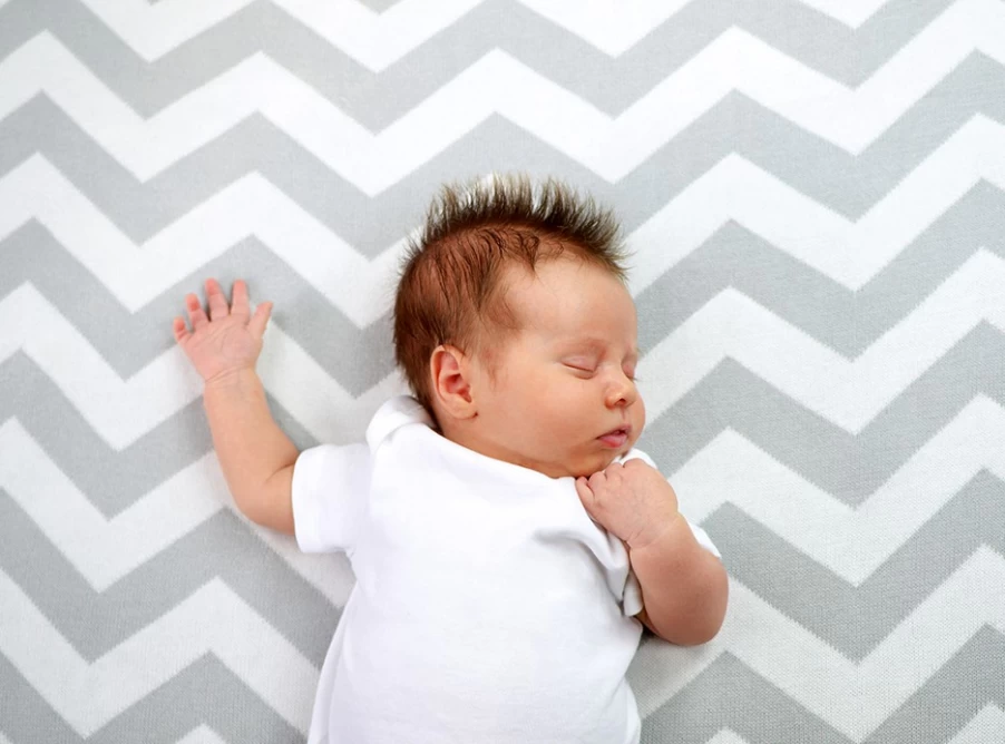 Online Shnuggle Knitted Blanket Chevron