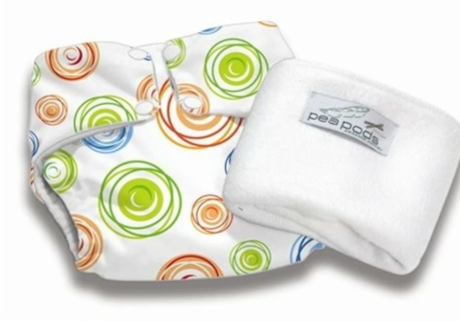 New Pea Pods Reusable One Size Cloth Nappy