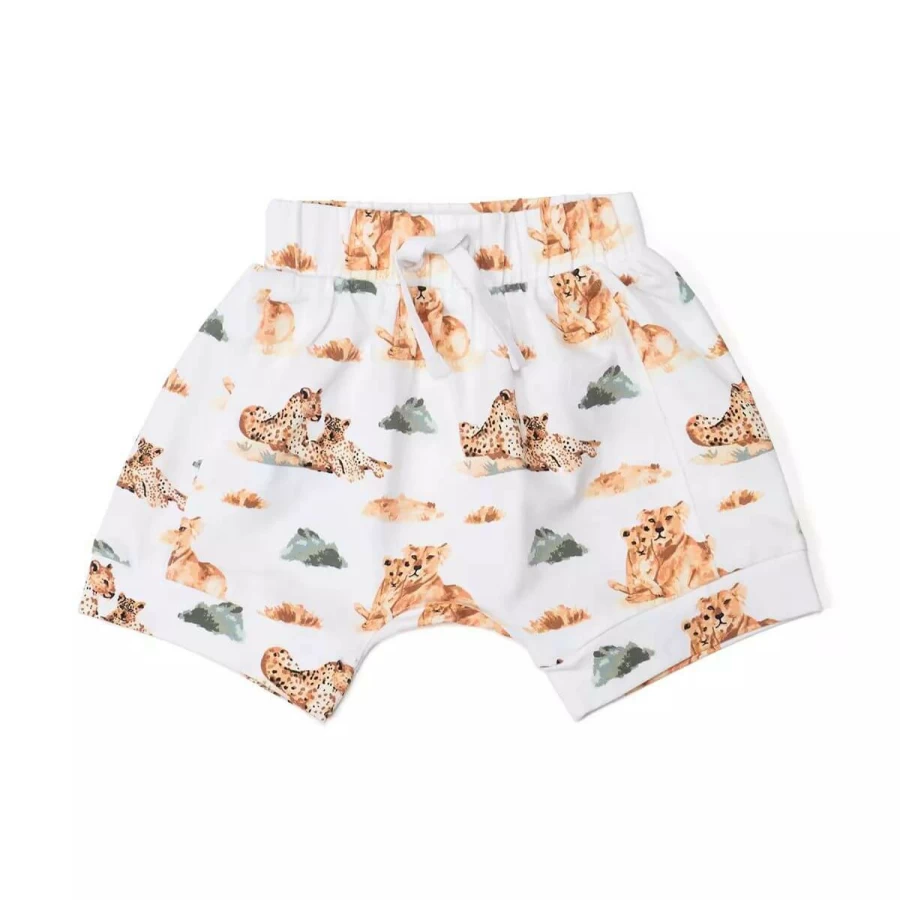 Hot Little Bee Cotton Shorts African Plains