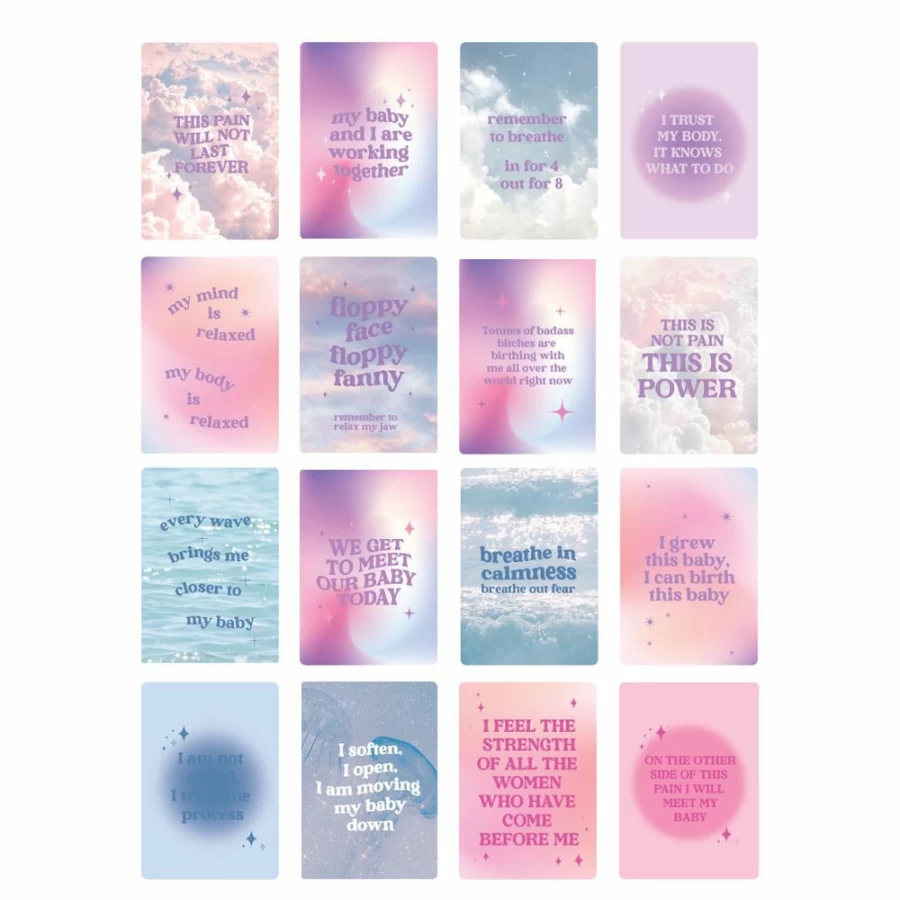 Best Viva La Vulva Birth Affirmation Cards A6 16Pk