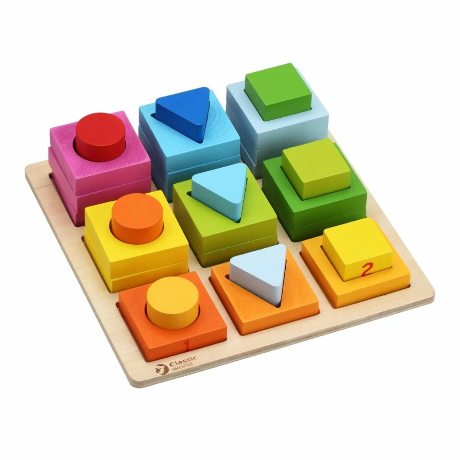 New Classic World Geometric Blocks Puzzle