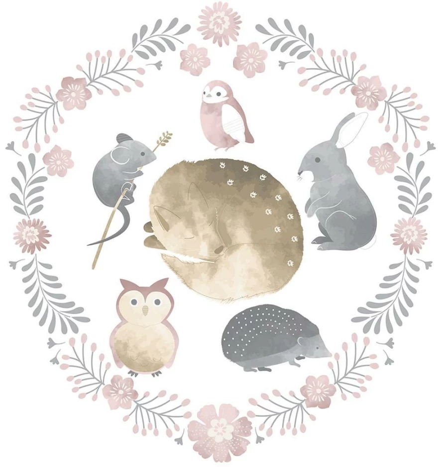 Best Lolli Living Wall Decals Forest Friends