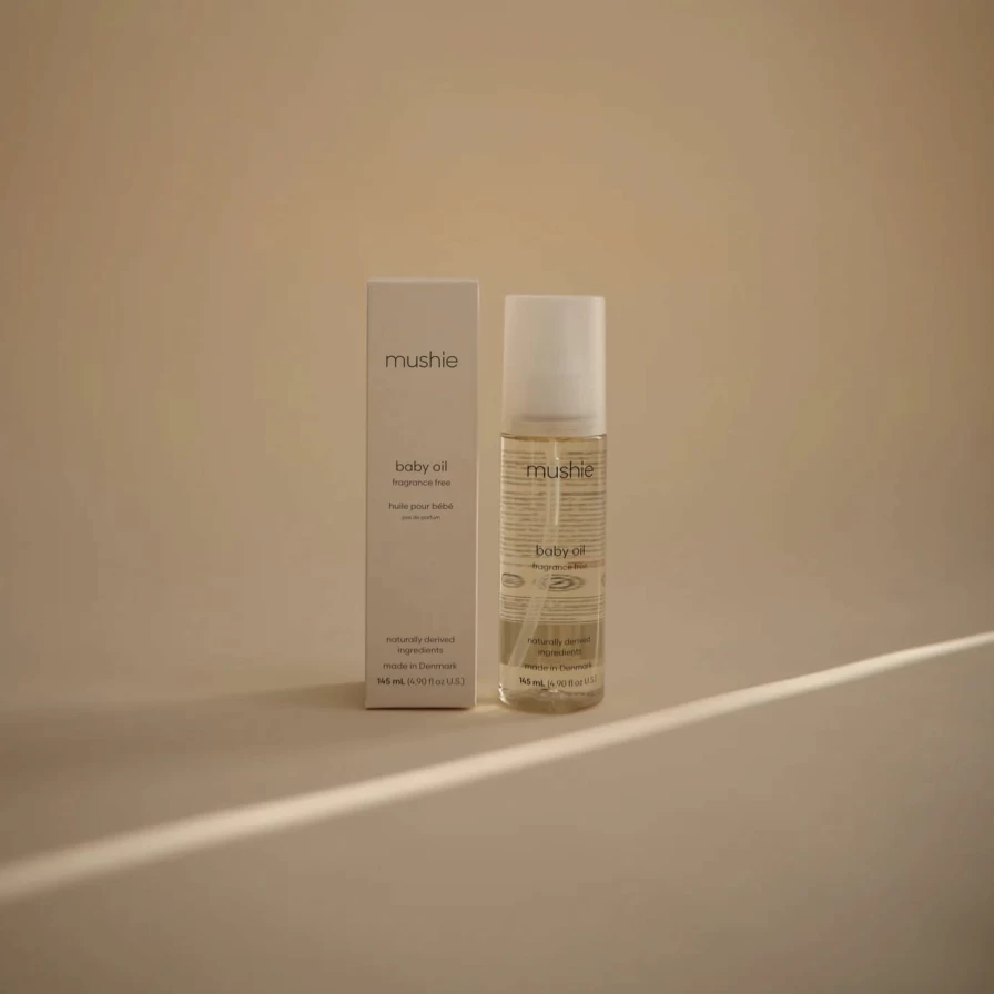 Wholesale Mushie Baby Oil Fragrance Free 145Ml