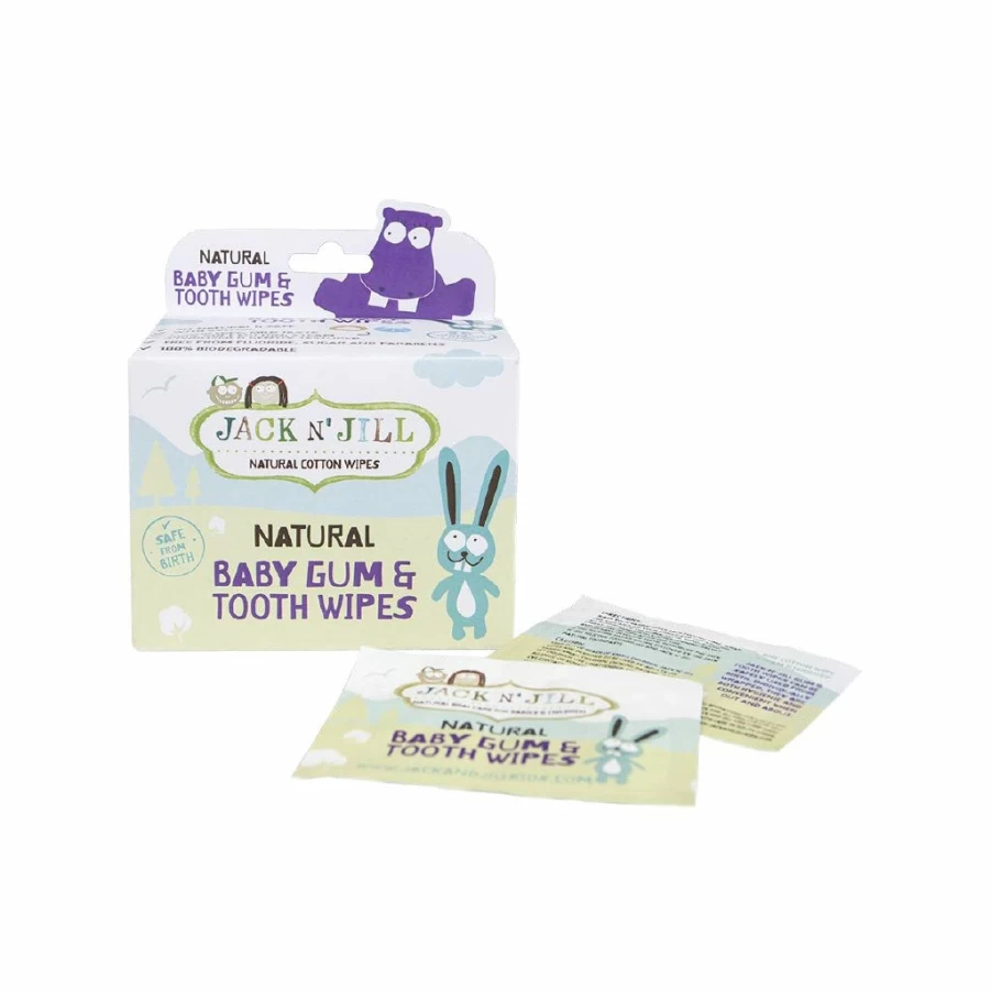 New Jack N Jill Baby Tooth & Gum Wipes 25Pk